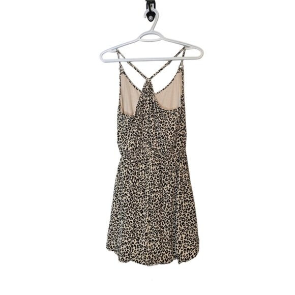Guess Sexy Leopard Print Mini Spring Size M Dress Pockets Mobwife Y2K Pretty - Picture 2 of 8